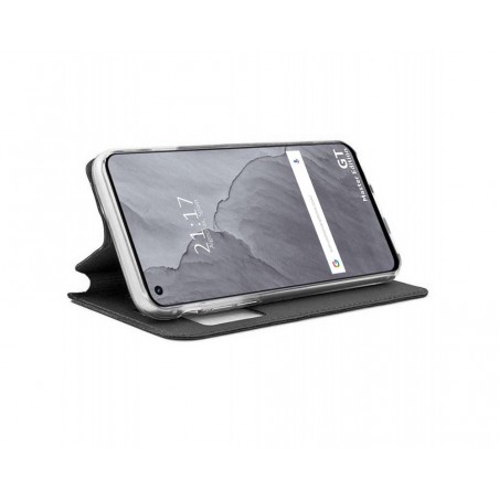 Funda Libro Soporte con Ventana para Realme GT Master Edition color Negra