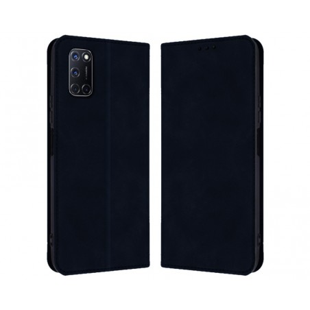 Funda Polipiel con tarjetero para Oppo A52 / A72 color Azul