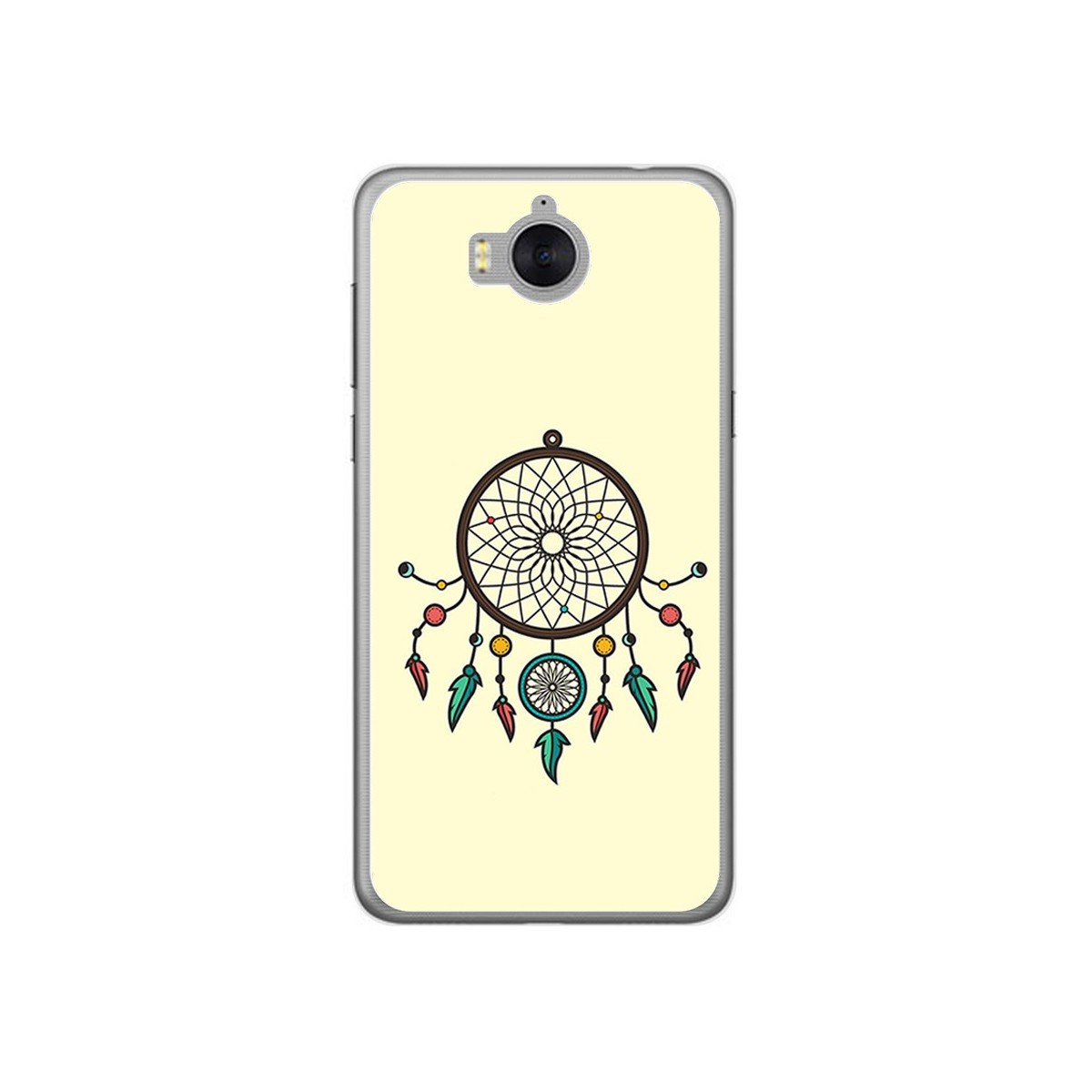 Funda Gel Tpu para Huawei Y6 2017 Diseño Atrapasueños Dibujos