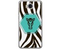 Funda Gel Tpu para Huawei Y6 2017 Diseño Cebra Dibujos