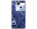 Funda Gel Tpu para Huawei Y6 2017 Diseño Circuito Dibujos