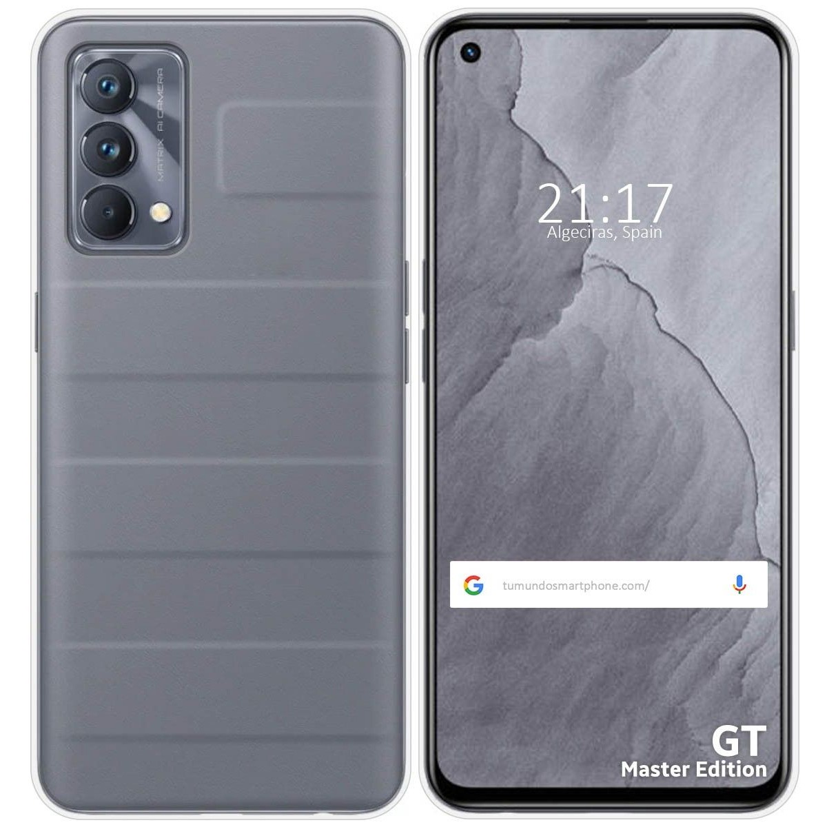 Funda Silicona Gel TPU Transparente para Realme GT Master Edition