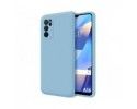 Funda Silicona Líquida Ultra Suave para Oppo A16 / A16s color Azul