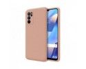 Funda Silicona Líquida Ultra Suave para Oppo A16 / A16s color Rosa