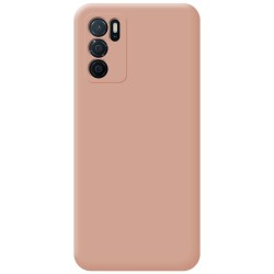 Funda Silicona Líquida Ultra Suave para Oppo A16 / A16s color Rosa 2