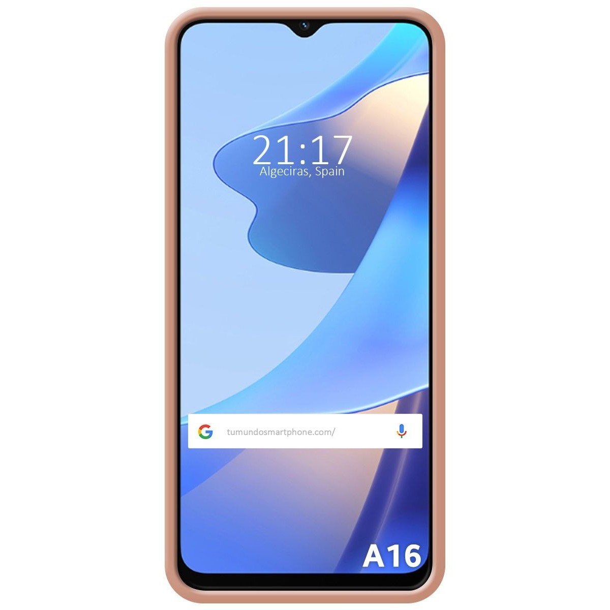 Funda Silicona Líquida Ultra Suave para Oppo A16 / A16s color Rosa