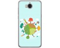 Funda Gel Tpu para Huawei Y6 2017 Diseño Familia Dibujos