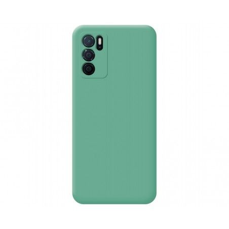 Funda Silicona Líquida Ultra Suave para Oppo A16 / A16s color Verde