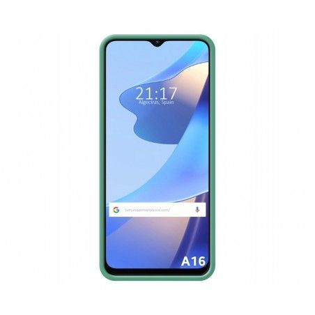 Funda Silicona Líquida Ultra Suave para Oppo A16 / A16s color Verde
