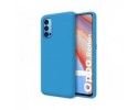 Funda Silicona Líquida Ultra Suave para Oppo Reno 4 5G color Azul