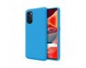 Funda Silicona Líquida Ultra Suave para Oppo Reno 4 Pro 5G color Azul