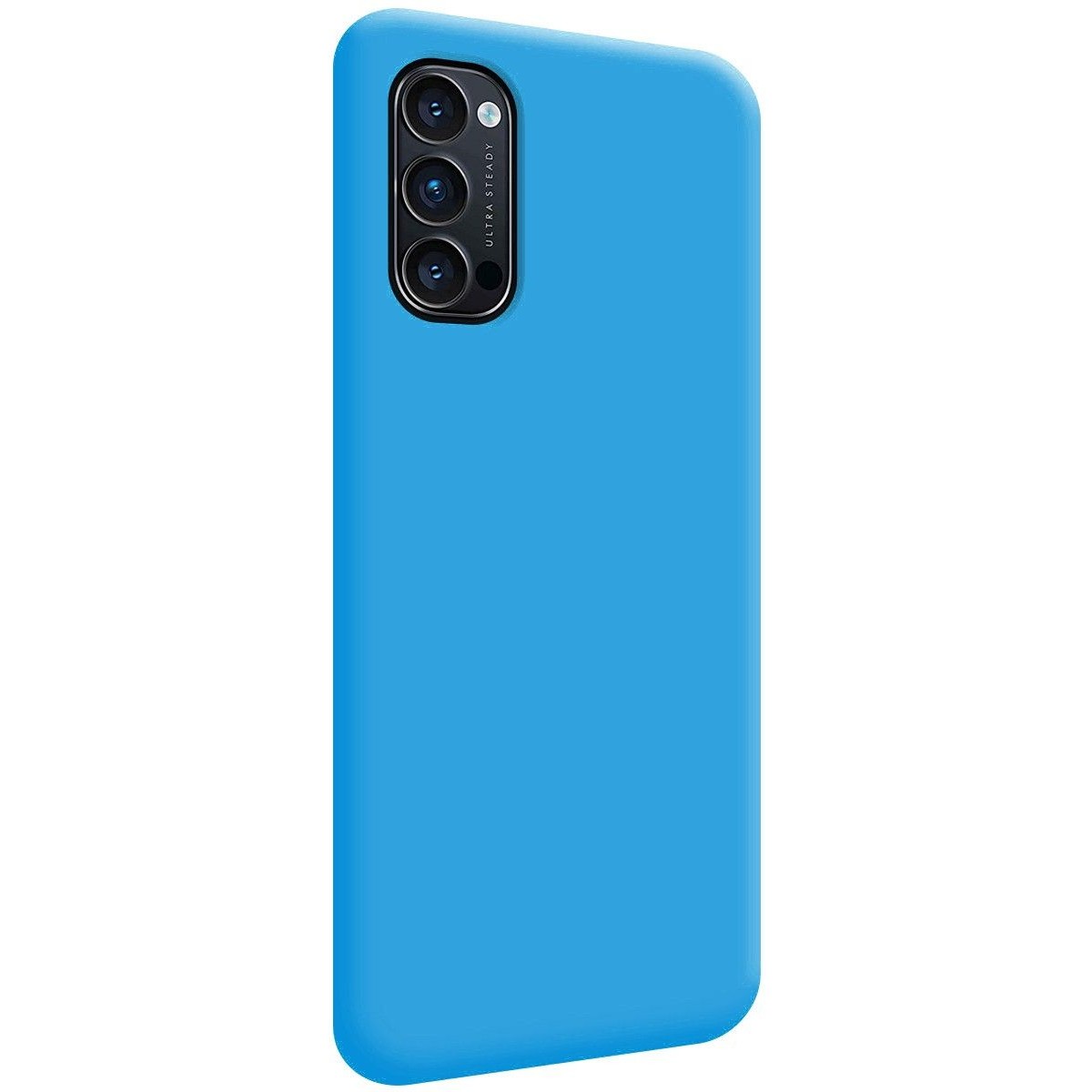 Funda Silicona Líquida Ultra Suave para Oppo Reno 4 Pro 5G color Azul