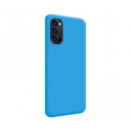 Funda Silicona Líquida Ultra Suave para Oppo Reno 4 Pro 5G color Azul