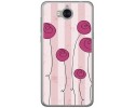 Funda Gel Tpu para Huawei Y6 2017 Diseño Flores Vintage Dibujos