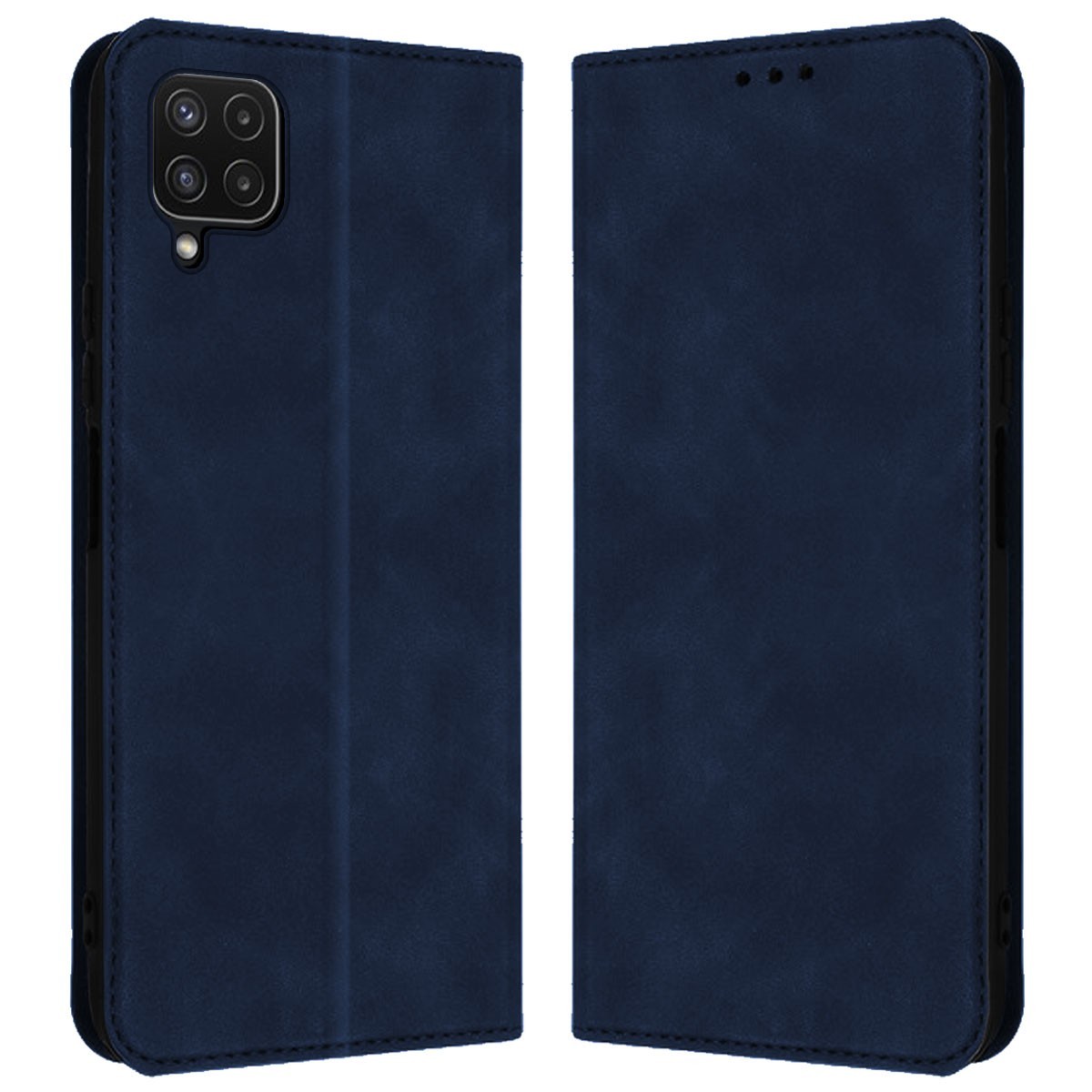 Funda Polipiel con tarjetero para Samsung Galaxy A22 4G / M22 color Azul