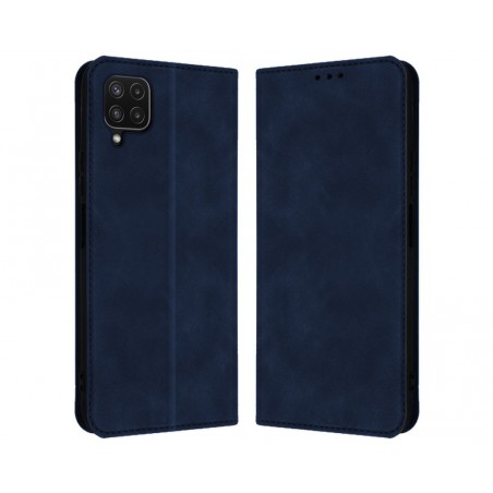 Funda Polipiel con tarjetero para Samsung Galaxy A22 4G / M22 color Azul