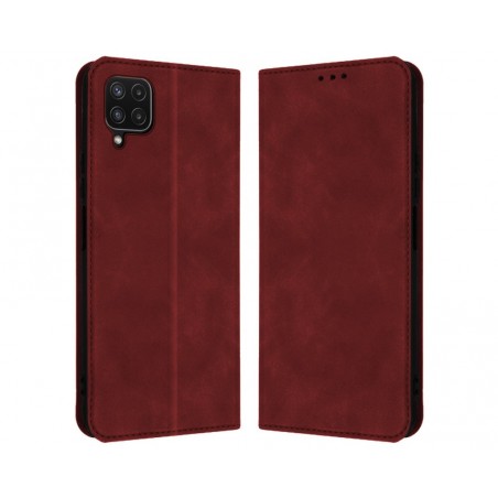 Funda Polipiel con tarjetero para Samsung Galaxy A22 4G / M22 color Roja