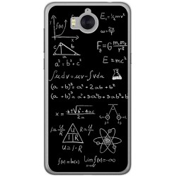 Funda Gel Tpu para Huawei Y6 2017 Diseño Formulas Dibujos