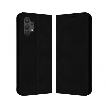 Funda Polipiel con tarjetero para Samsung Galaxy A32 4G color Negra