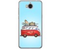Funda Gel Tpu para Huawei Y6 2017 Diseño Furgoneta Dibujos