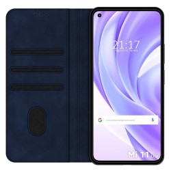 Funda Polipiel con tarjetero para Xiaomi Mi 11 Lite 4G / 5G / 5G NE color Azul 2