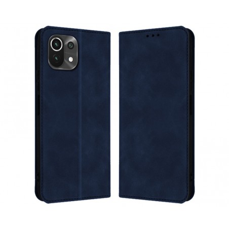 Funda Polipiel con tarjetero para Xiaomi Mi 11 Lite 4G / 5G / 5G NE color Azul