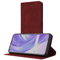 Funda Polipiel con tarjetero para Xiaomi Mi 11 Lite 4G / 5G / 5G NE color Roja