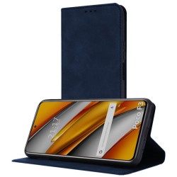 Funda Polipiel con tarjetero para Xiaomi POCO F3 5G / Mi 11i 5G color Azul
