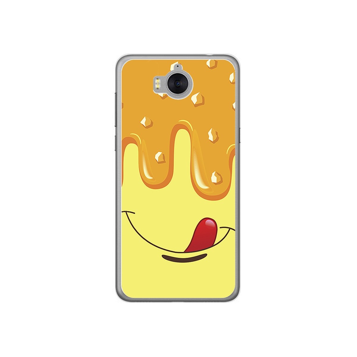 Funda Gel Tpu para Huawei Y6 2017 Diseño Helado Vainilla Dibujos