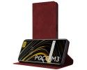 Funda Polipiel con tarjetero para Xiaomi POCO M3 / Redmi 9T color Roja