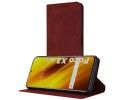 Funda Polipiel con tarjetero para Xiaomi POCO X3 NFC / X3 Pro color Roja