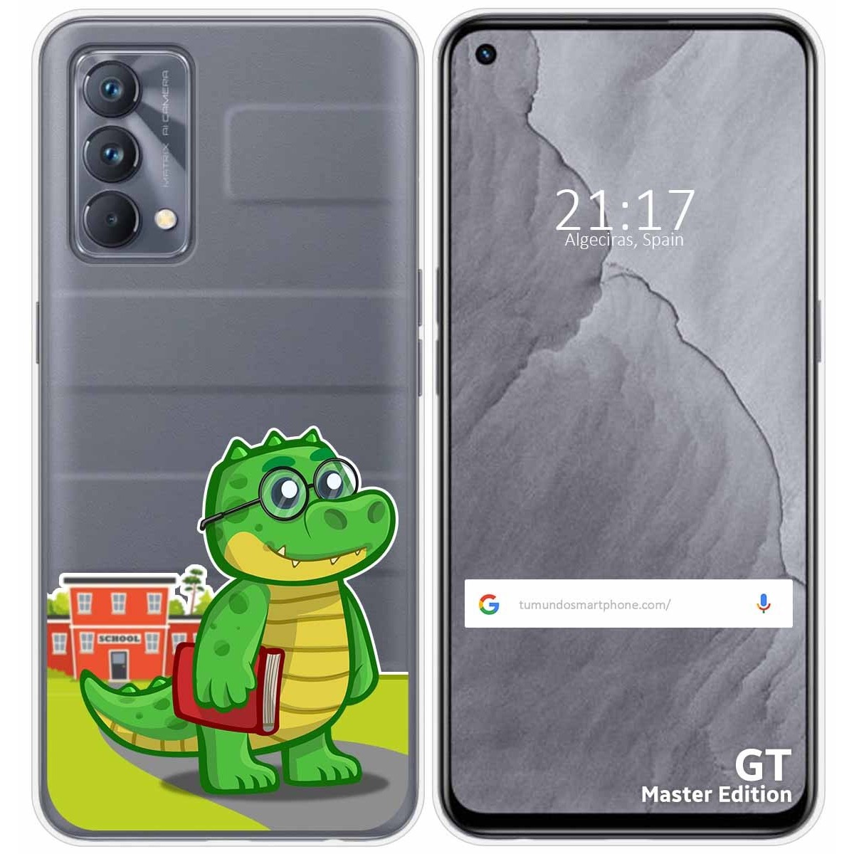 Funda Silicona Transparente para Realme GT Master Edition diseño Coco Dibujos
