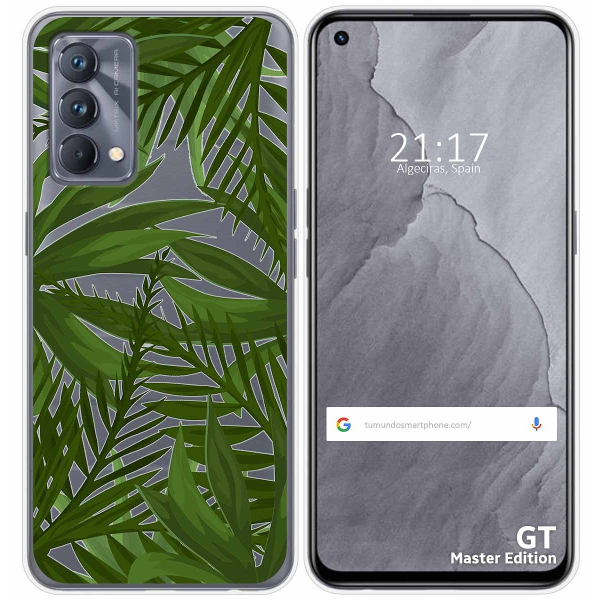 Funda Silicona Transparente para Realme GT Master Edition diseño Jungla Dibujos