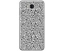 Funda Gel Tpu para Huawei Y6 2017 Diseño Letras Dibujos