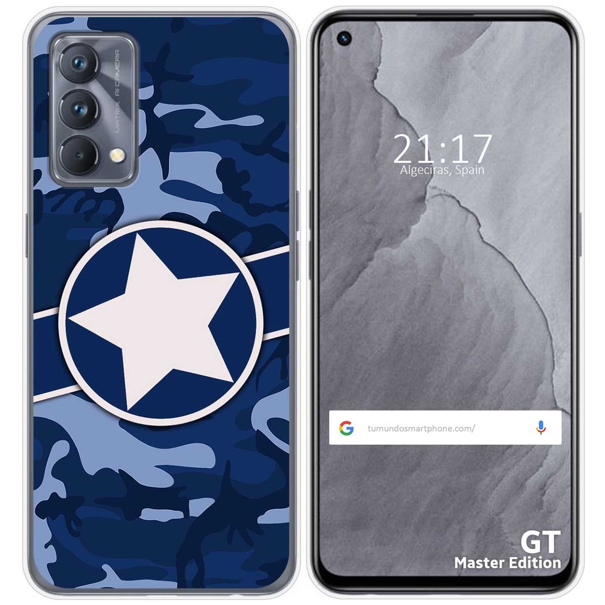 Funda Silicona para Realme GT Master Edition diseño Camuflaje 03 Dibujos