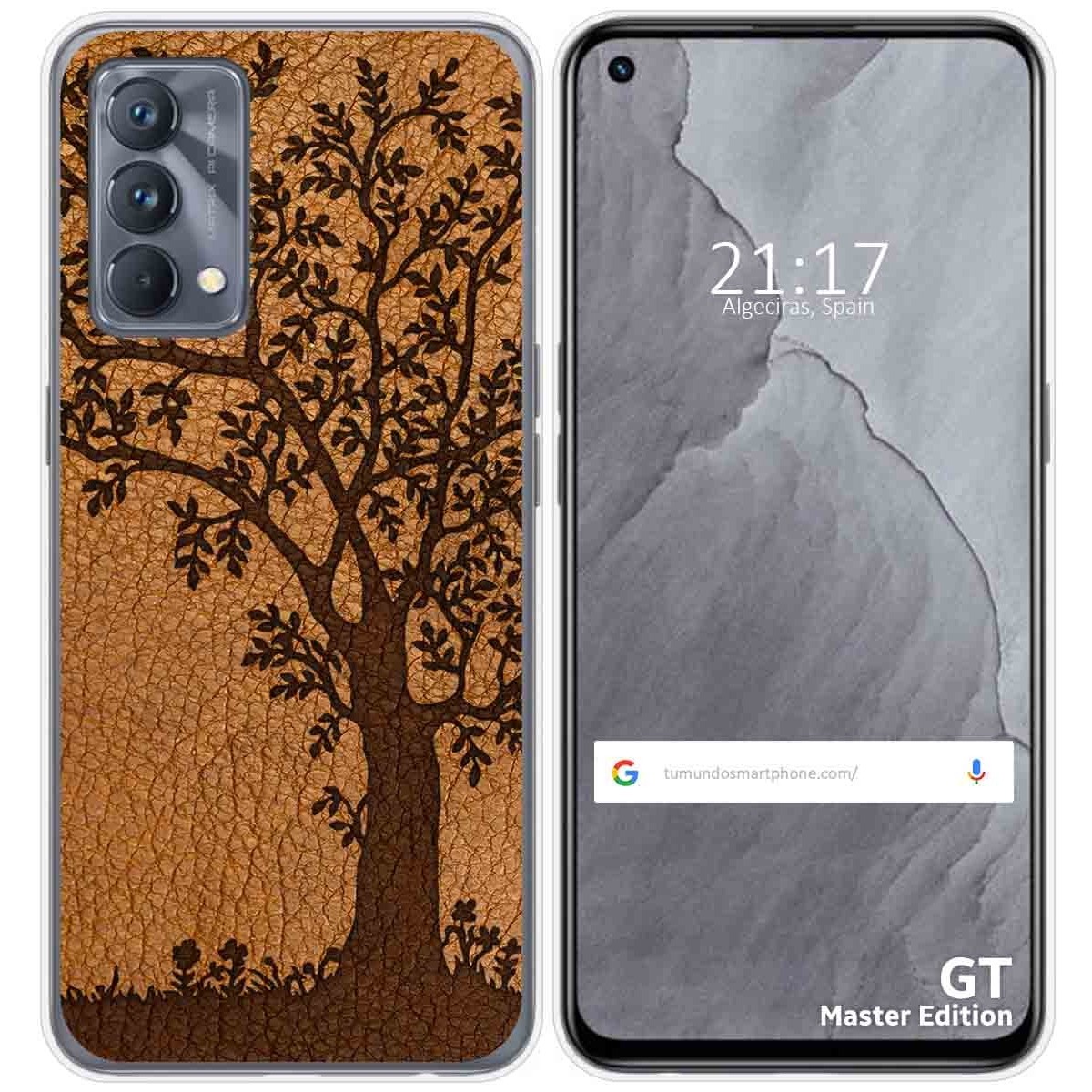 Funda Silicona para Realme GT Master Edition diseño Cuero 03 Dibujos