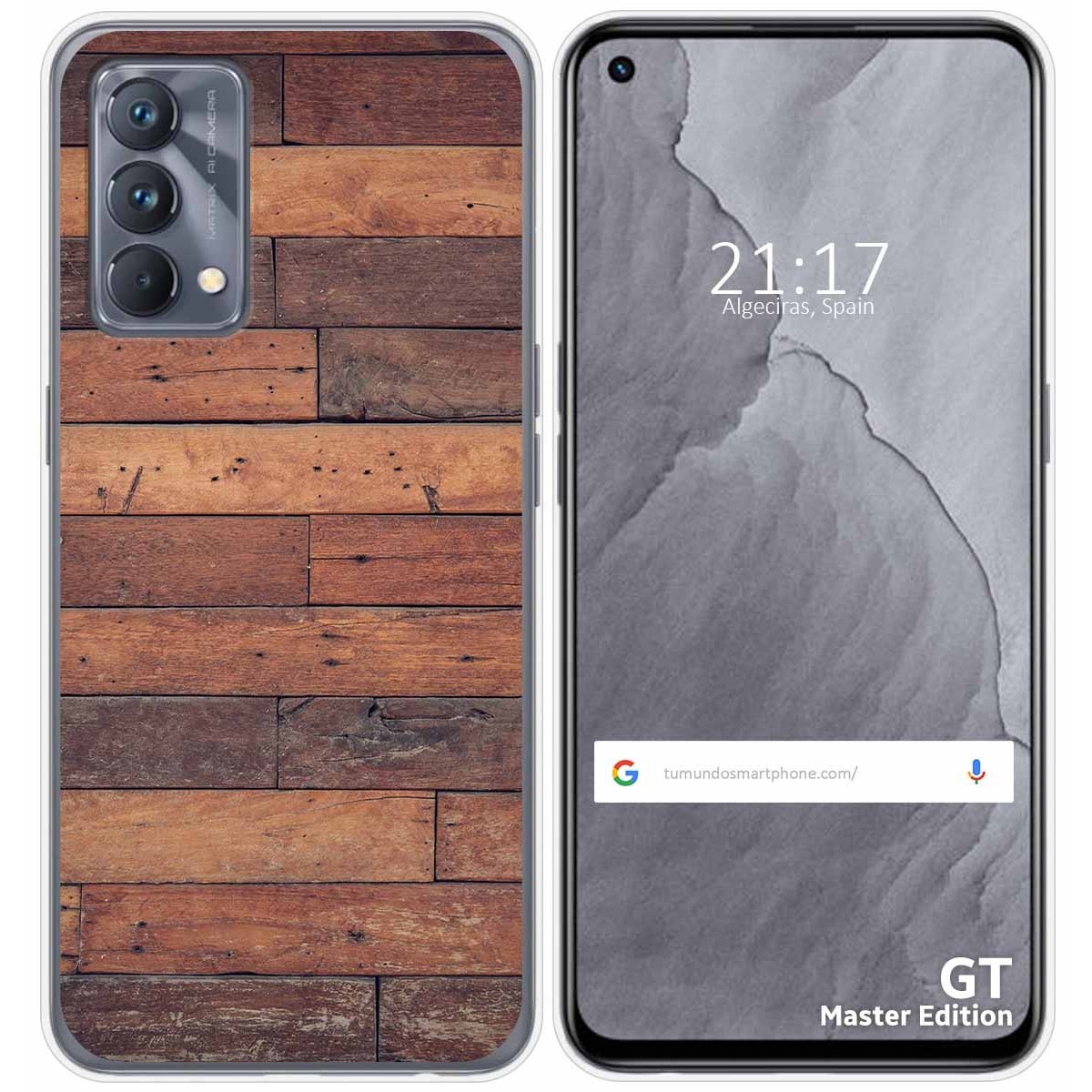 Funda Silicona para Realme GT Master Edition diseño Madera 03 Dibujos