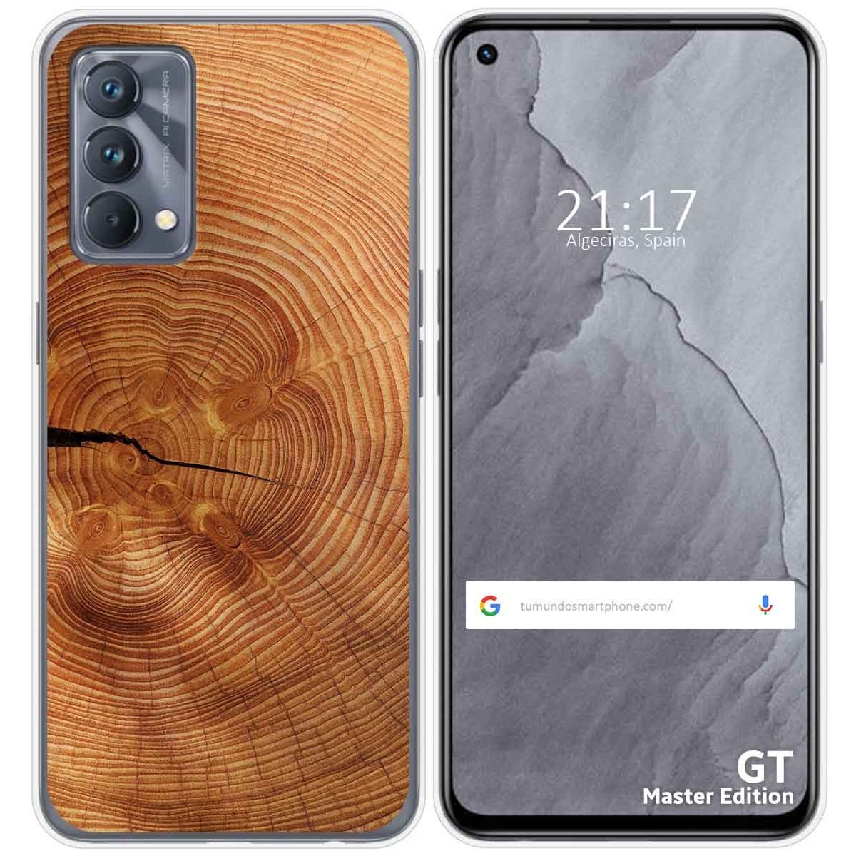 Funda Silicona para Realme GT Master Edition diseño Madera 04 Dibujos