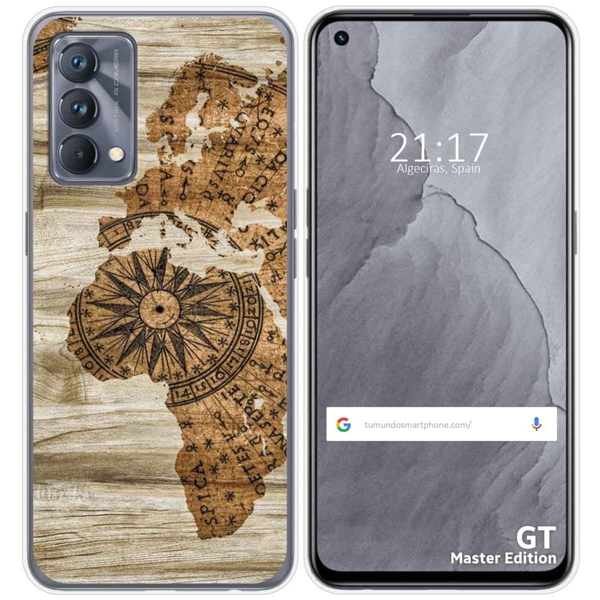 Funda Silicona para Realme GT Master Edition diseño Madera 07 Dibujos