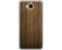 Funda Gel Tpu para Huawei Y6 2017 Diseño Madera Dibujos