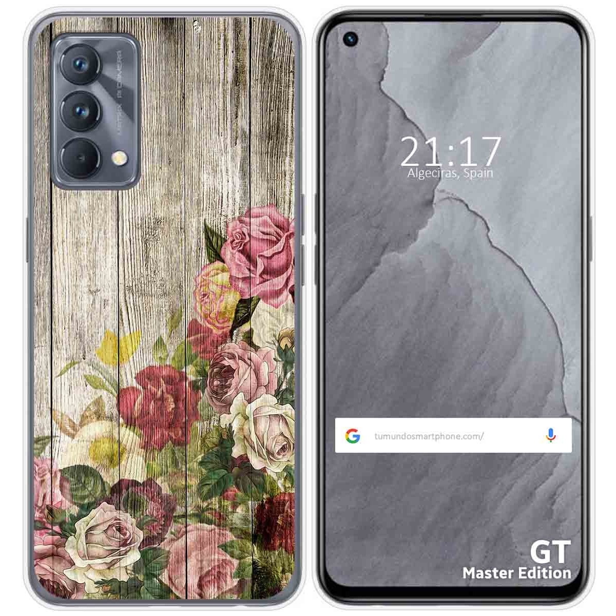 Funda Silicona para Realme GT Master Edition diseño Madera 08 Dibujos