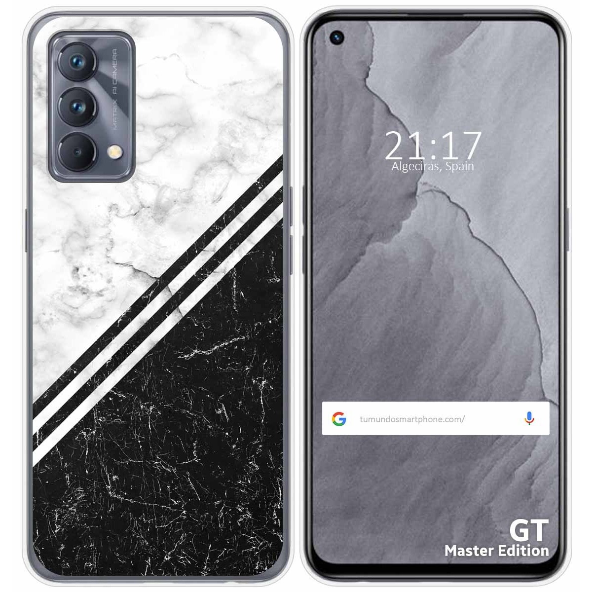 Funda Silicona para Realme GT Master Edition diseño Mármol 01 Dibujos