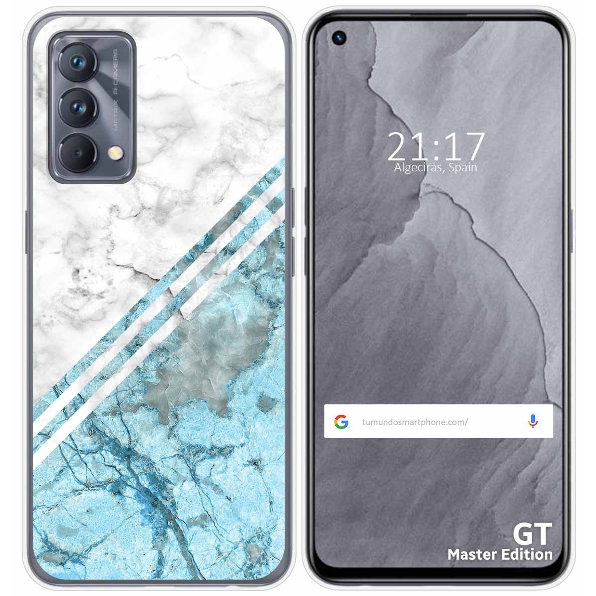 Funda Silicona para Realme GT Master Edition diseño Mármol 02 Dibujos