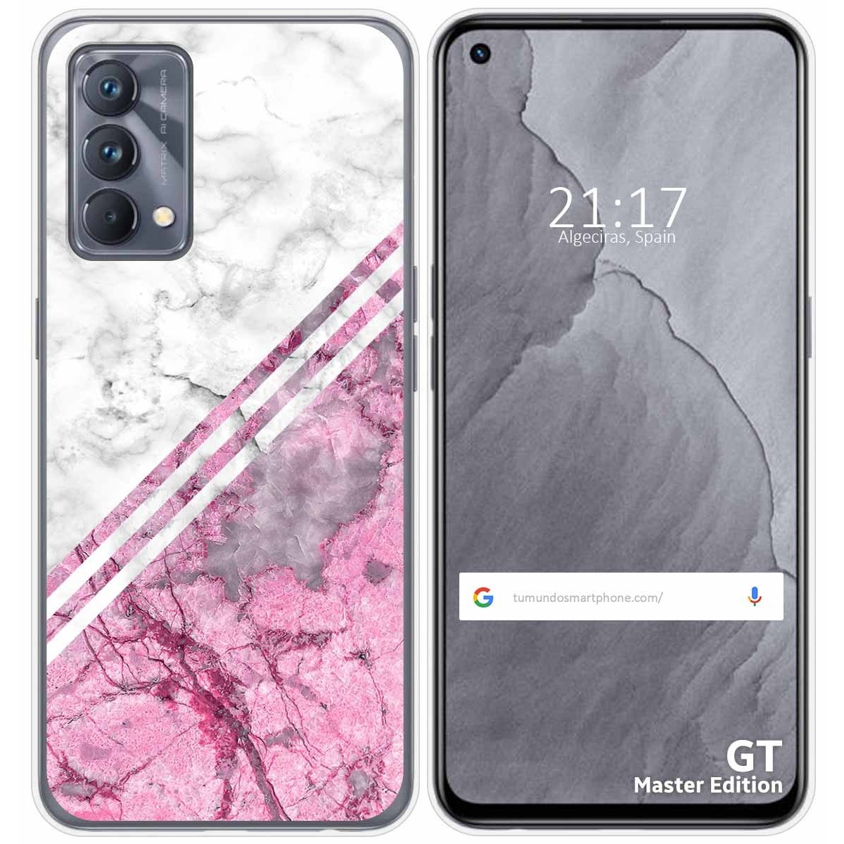 Funda Silicona para Realme GT Master Edition diseño Mármol 03 Dibujos