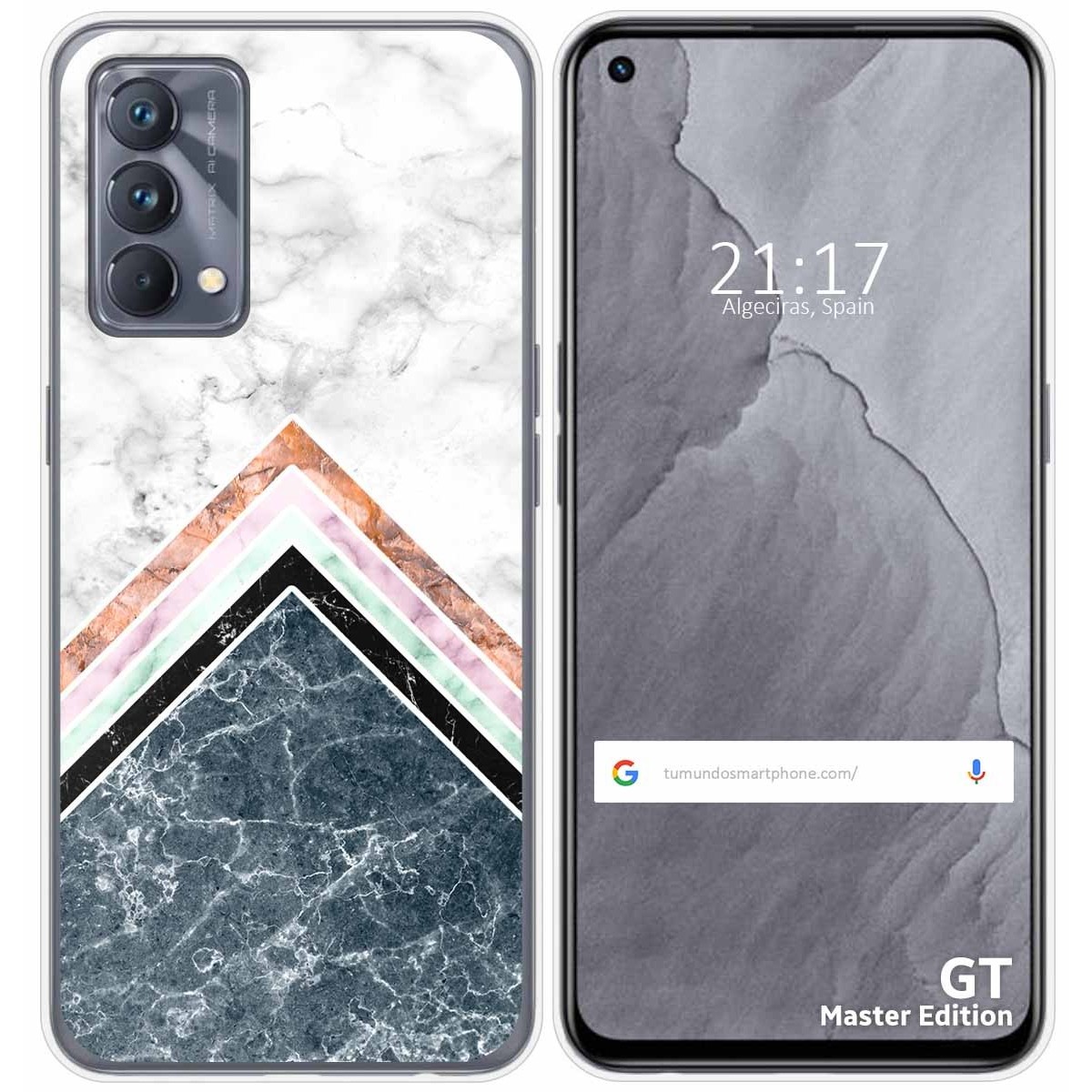 Funda Silicona para Realme GT Master Edition diseño Mármol 05 Dibujos
