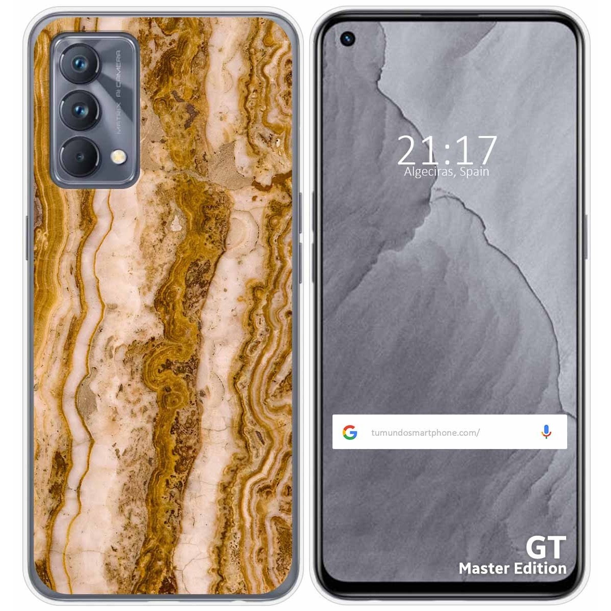 Funda Silicona para Realme GT Master Edition diseño Mármol 10 Dibujos