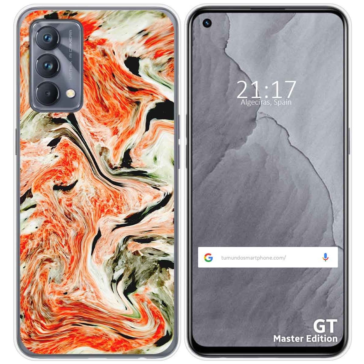 Funda Silicona para Realme GT Master Edition diseño Mármol 12 Dibujos