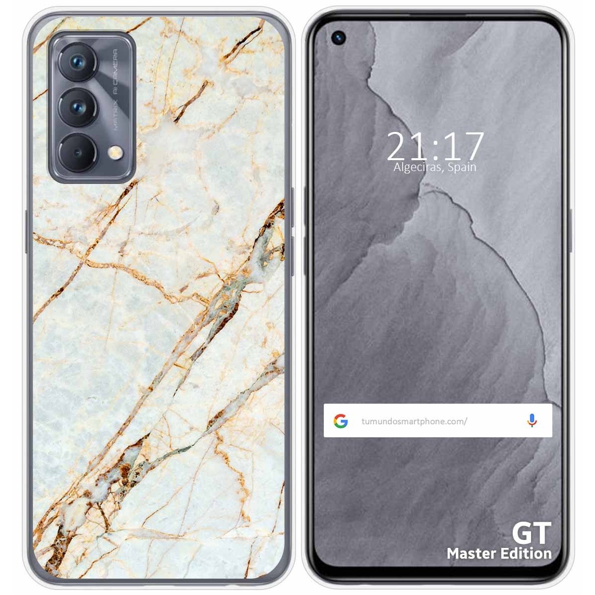 Funda Silicona para Realme GT Master Edition diseño Mármol 13 Dibujos