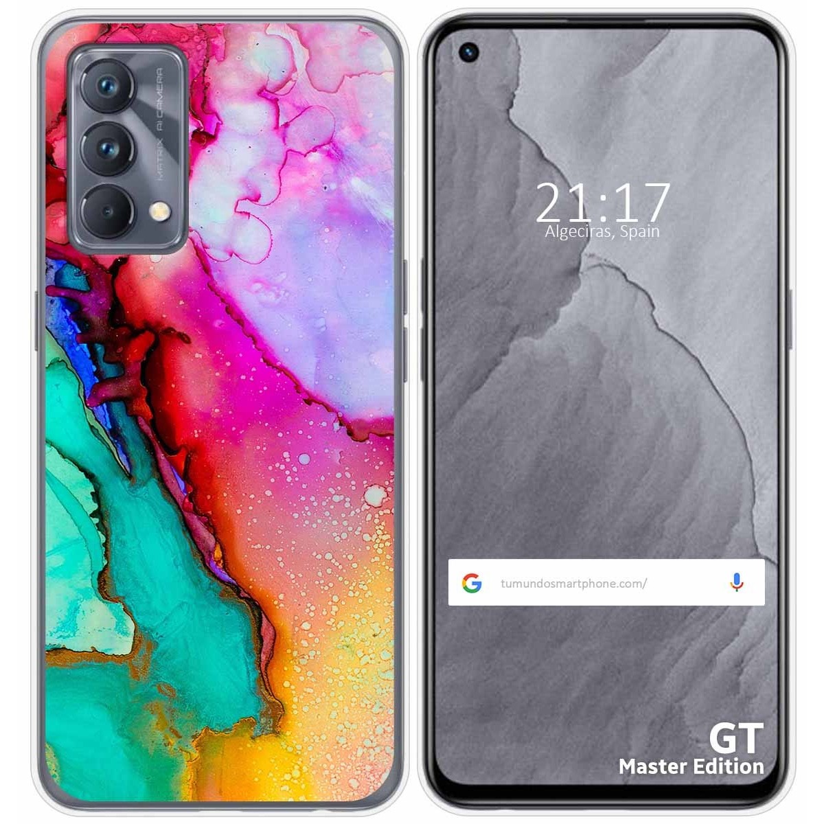 Funda Silicona para Realme GT Master Edition diseño Mármol 15 Dibujos