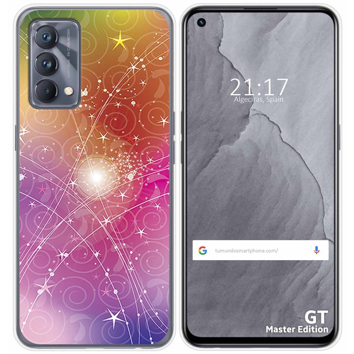 Funda Silicona para Realme GT Master Edition diseño Abstracto Dibujos